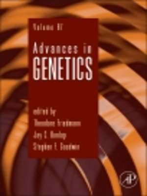 cover image of Advances in Genetics